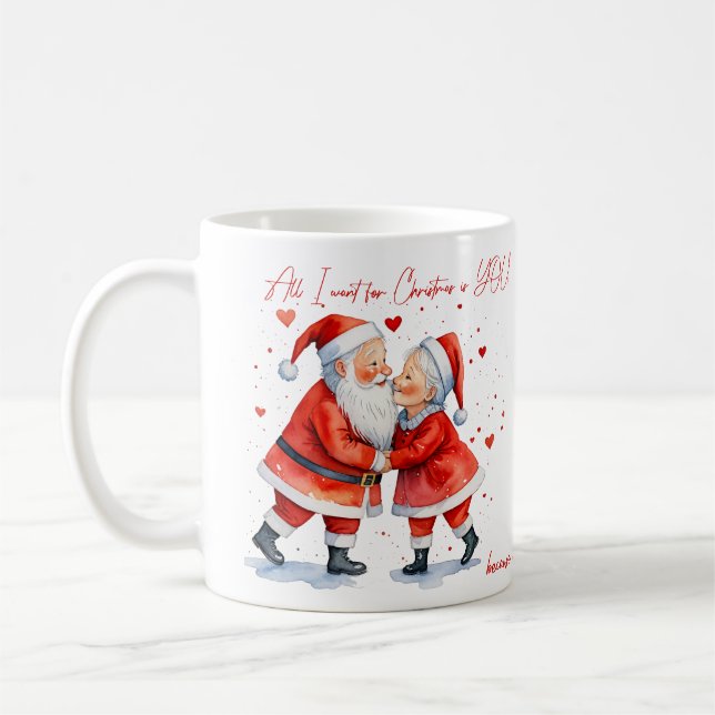 Caneca De Café All I want for Christmas (Esquerda)