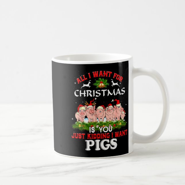 Caneca De Café All I Want For Christmas Is A G Ugly Sweater  (Direita)