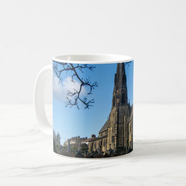 Caneca De Café All Saints Church, Salterhebble (Frente Esquerda)