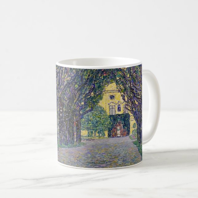 Caneca De Café Allee em Schloss Kammer, Gustav Klimt (Frente Esquerda)
