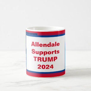 Caneca De Café Allendale Suporta TRUMP 2024