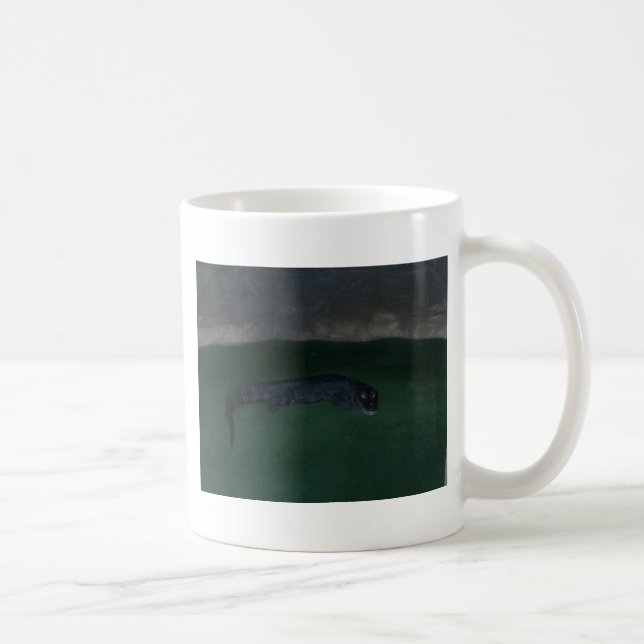 Caneca De Café Alligador - O que há na Escuridão? (Direita)