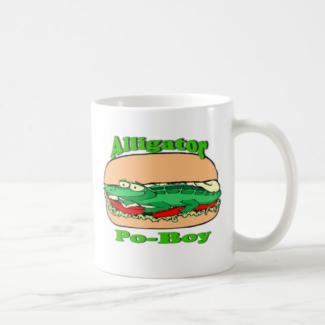 Caneca De Café Alligator PoBoy (Direita)