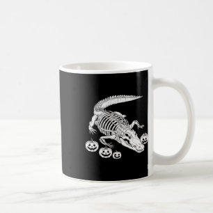 Caneca De Café Alligator Skeleton Birthday Halloween Mens