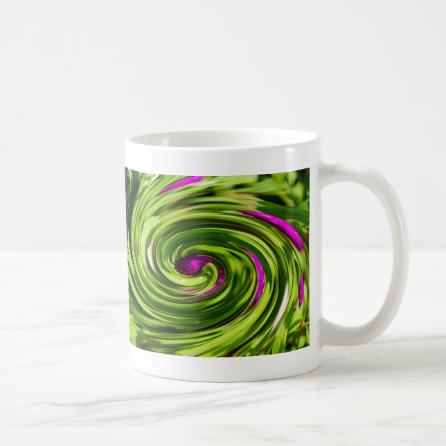 Caneca De Café Allium Abstrato Coffee Mug (Direita)