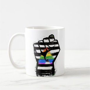 Caneca De Café Ally Pride Fist