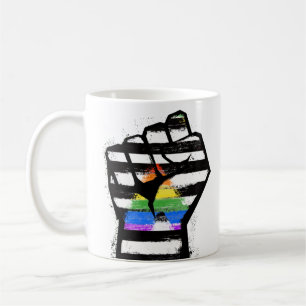 Caneca De Café Ally Pride Fist