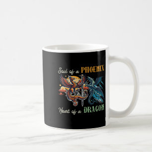 Caneca De Café Alma De Fantasia Do Dragão Cardíaco Ss Cute Ssnix