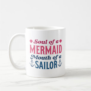 Caneca De Café Alma De Uma Boca De Sereia De Um Marinheiro
