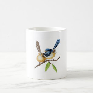 Caneca De Café Almofadas de lançamento de pássaros imitando efeit