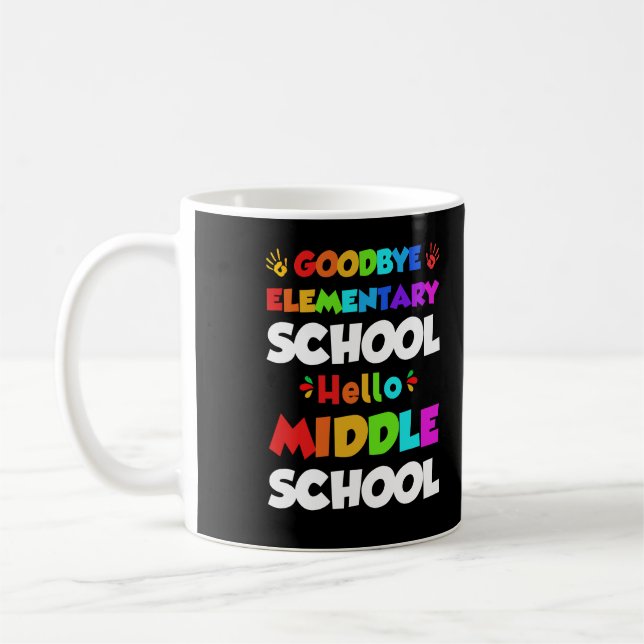 Caneca De Café Alô Escola de Pós-Graduação do Ensino Médio (Esquerda)