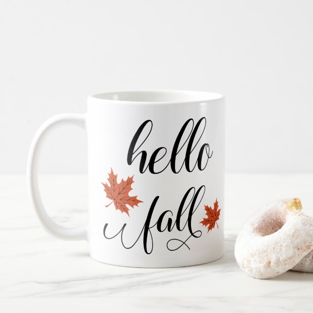 Caneca De Café Alô Fall (Com Donut)