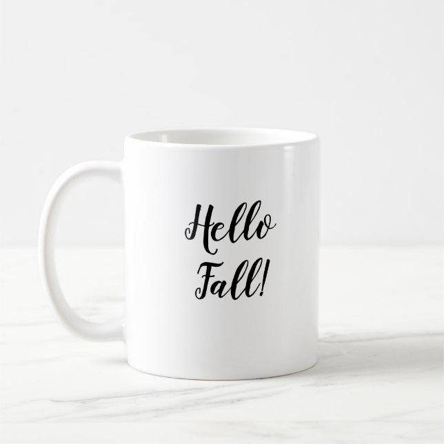 Caneca De Café Alô Fall Autumn Coffee Mug (Esquerda)