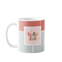 Alô Fall Retro Typografia Striped