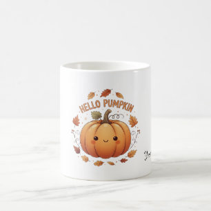 Caneca De Café Alô Personalizado, Pumpkin Coffee Mug