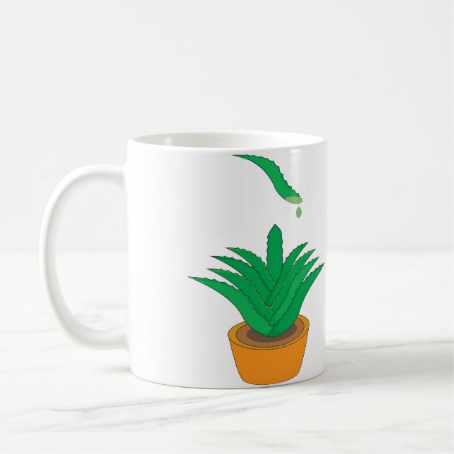 Caneca De Café Aloe Vera (Esquerda)