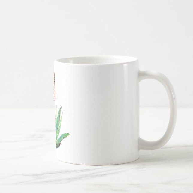 Caneca De Café Aloe Vera Mug, Botânica (Direita)