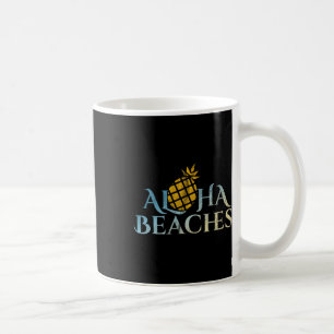 Caneca De Café Aloha Beaches Hawaii Surfing Pineapple Party Sun S