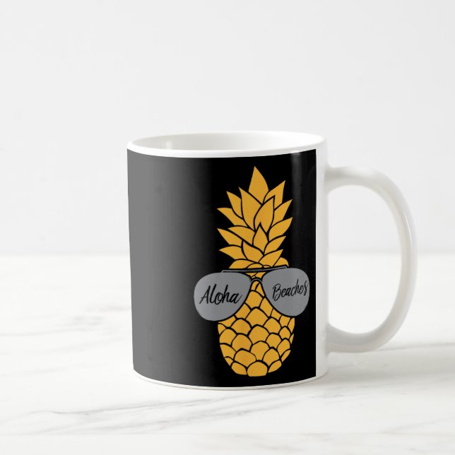 Caneca De Café Aloha Beaches Pineapple Sungles Beach Tee (Direita)