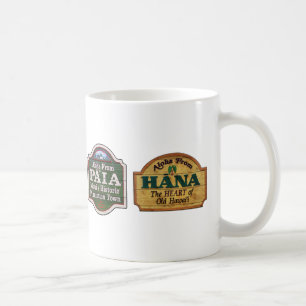 Caneca De Café Aloha de Hana, Paia, Makawao e Lahaina