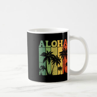 Caneca De Café Aloha Havaí Ilha Palmeiras Tábua de Surf Praia