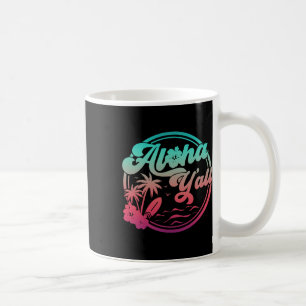Caneca De Café Aloha Havaí Palmeira Tropical Ilha Havaiana Be