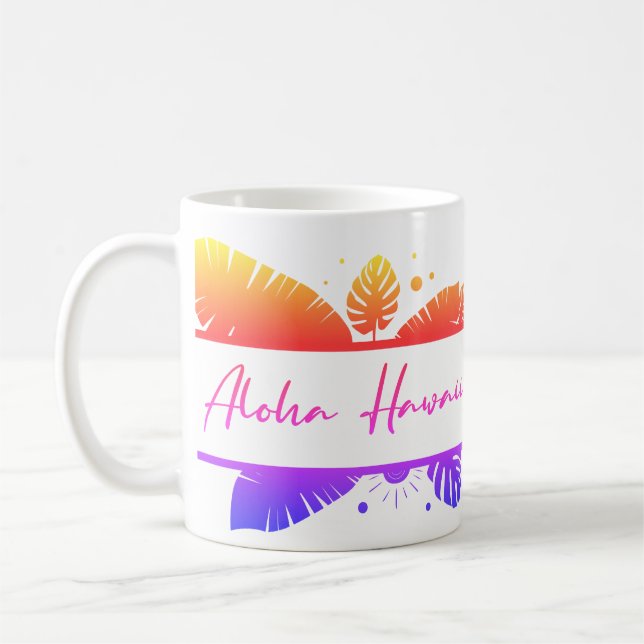 Caneca De Café Aloha Hawaii (Esquerda)