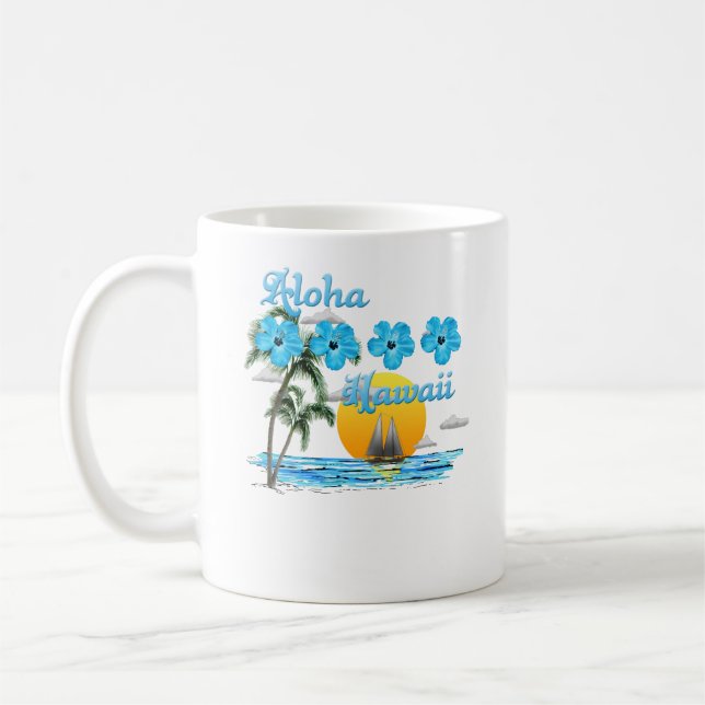 Caneca De Café Aloha Hawaii à vela (Esquerda)