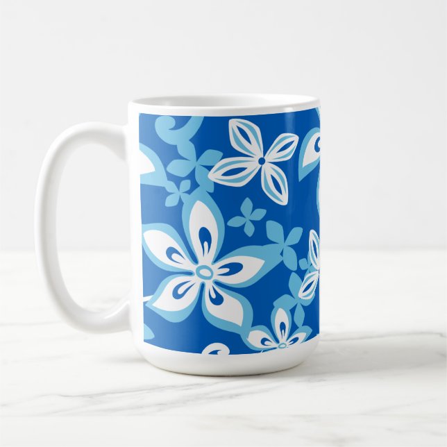 CANECA DE CAFÉ ALOHA HAWAII (BLUES) (Esquerda)