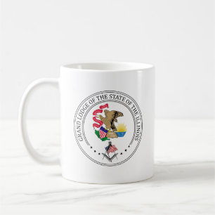 Caneca De Café Alojamento da Freemasonry do Estado de Illinois