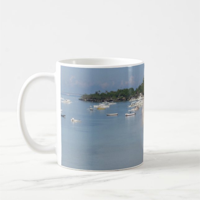 Caneca De Café Alona Beach, Panglao Island, Bohol, Filipinas (Esquerda)