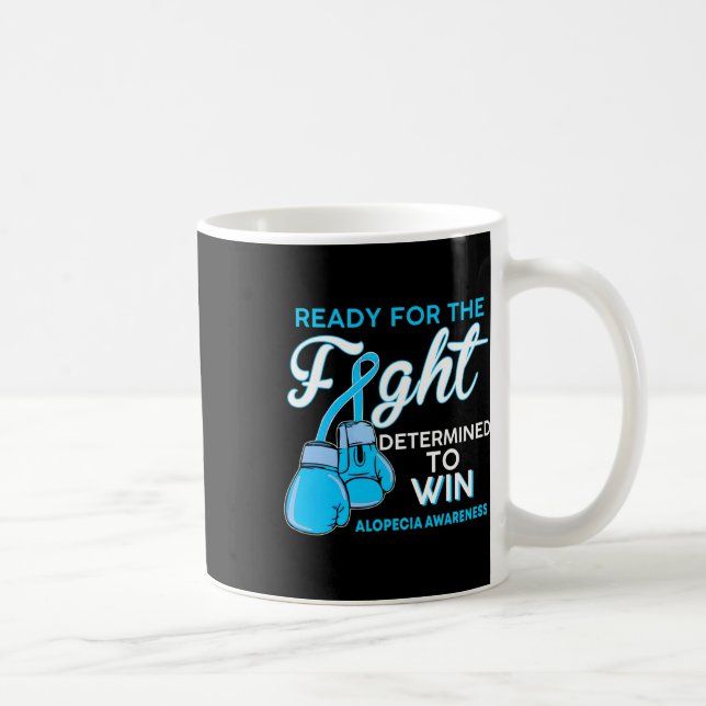 Caneca De Café Alopecia Consciência Borboleta Azul (Direita)