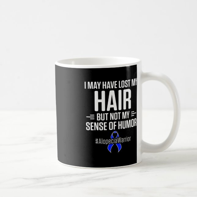 Caneca De Café Alopecia Sensibilização Cabelo Perda Guerreiro Hum (Direita)