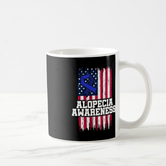 Caneca De Café Alopecia Sensibilização Cabelo Perda Guerreiro Imu (Direita)