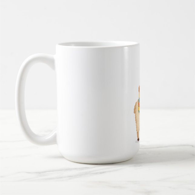 Caneca De Café Alpaca de Aventura (Esquerda)