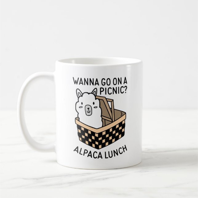 Caneca De Café Alpaca Lunch (Esquerda)