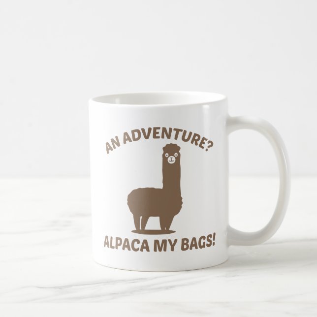 Caneca De Café Alpaca My Bolsas (Direita)