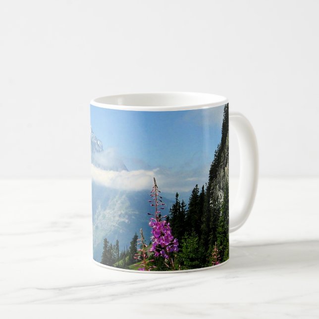 Caneca De Café Alpes - Suiça (Frente Esquerda)