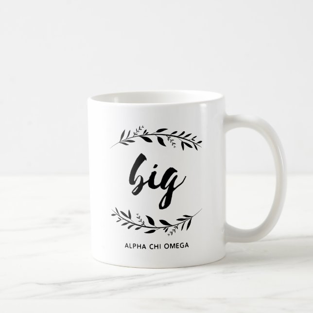 Caneca De Café Alpha Chi Omega | Grande Coroa (Direita)