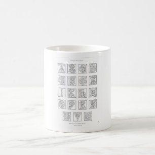 Caneca De Café Alphabet Mug