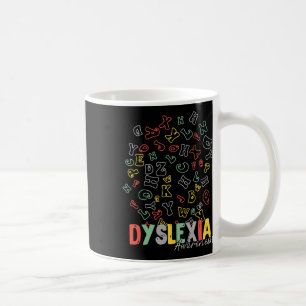 Caneca De Café Alphabet Rainbow Silver Retro