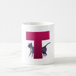 Caneca De Café Alphabet T Mug