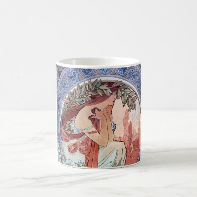 Caneca De Café Alphonse Mucha (Centro)