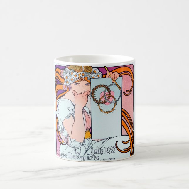Caneca De Café Alphonse Mucha (Centro)