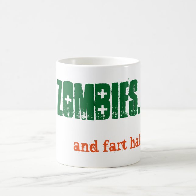 Caneca De Café Alt Come Zombies e Fart Halloween Emo Gótico (Centro)