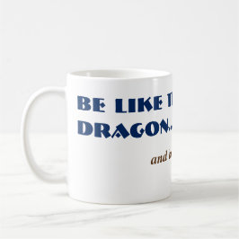 Caneca De Café Alt Funny Dragon Fart Piada Mística Mística