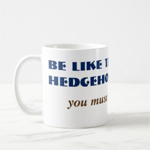Caneca De Café Alt Funny Hedgehog Leite Madeira Comédia Animal