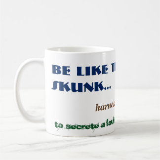 Caneca De Café Alt Funny Skunk Melancia Fart Woodland Animal