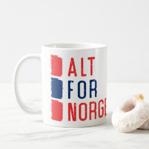 Caneca De Café Alt para Norge, Motto Mug Norueguês