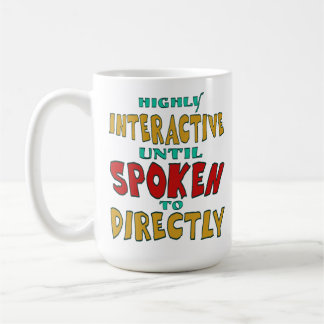 Caneca De Café Altamente Interativo Até Ser Falado Diretamente En